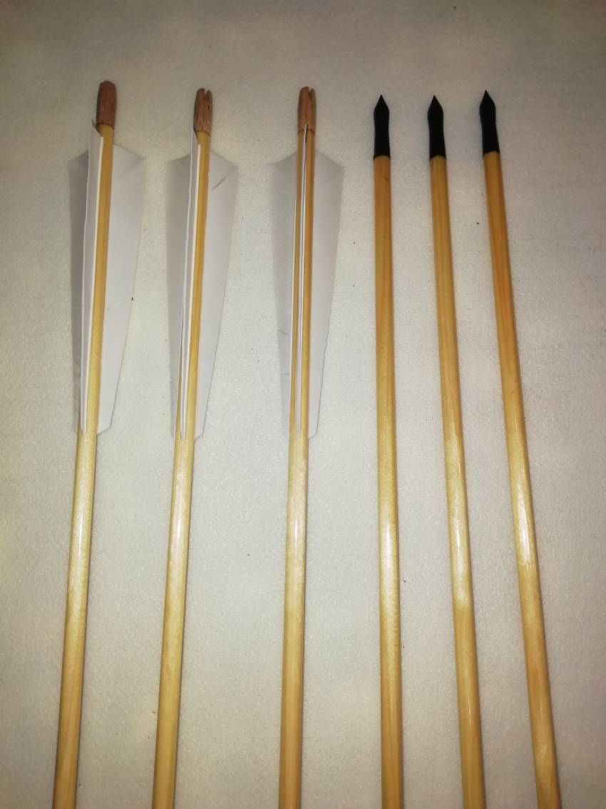 Flecha longbow medieval estandar